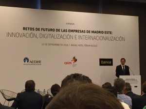 José Ignacio Goirigolzarri, Presidente de BANKIA, durante su intervención.